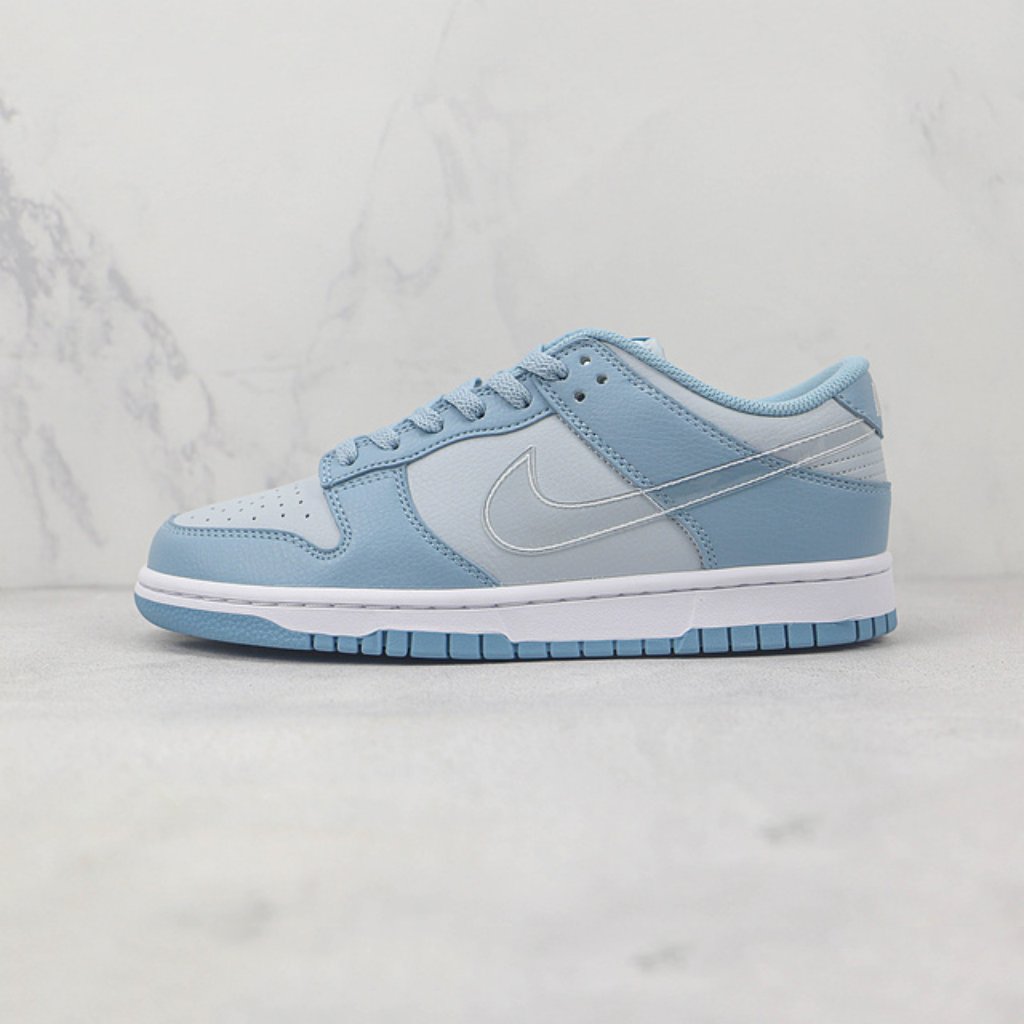 Sb Dunk Low Gs Aura And Clear And White And Worn Blue Nike Unisex Sneakers